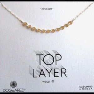 Dogeared Gold Dipped Choker